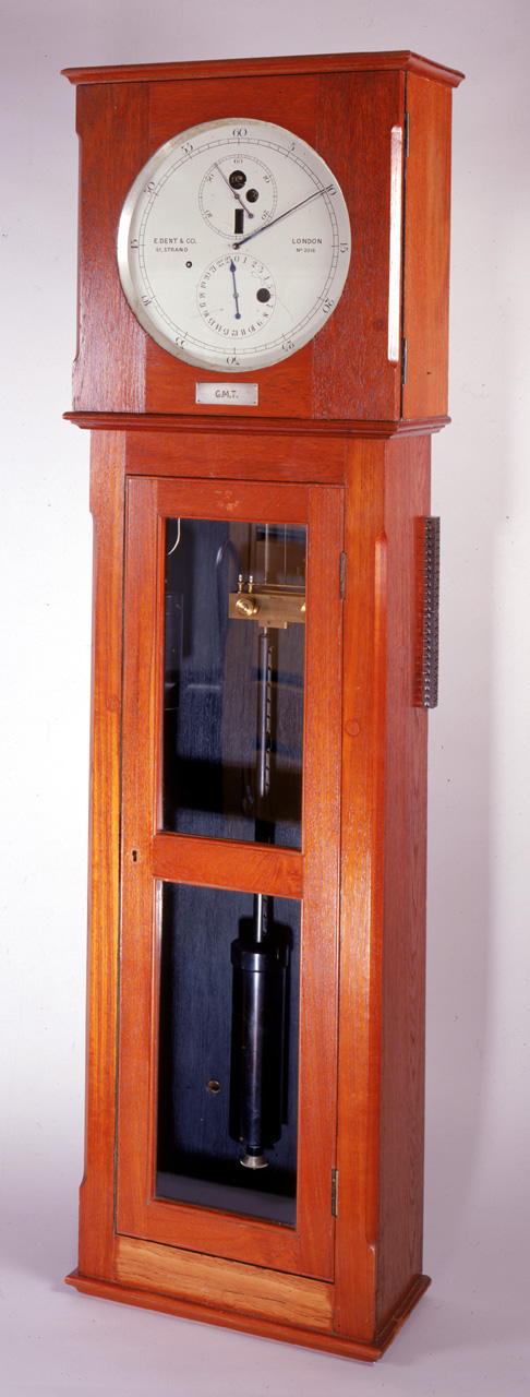 Greenwich Mean Time Pips Clock. Eight Day Regulator made by E.Dent and Co London (numbered 2016)