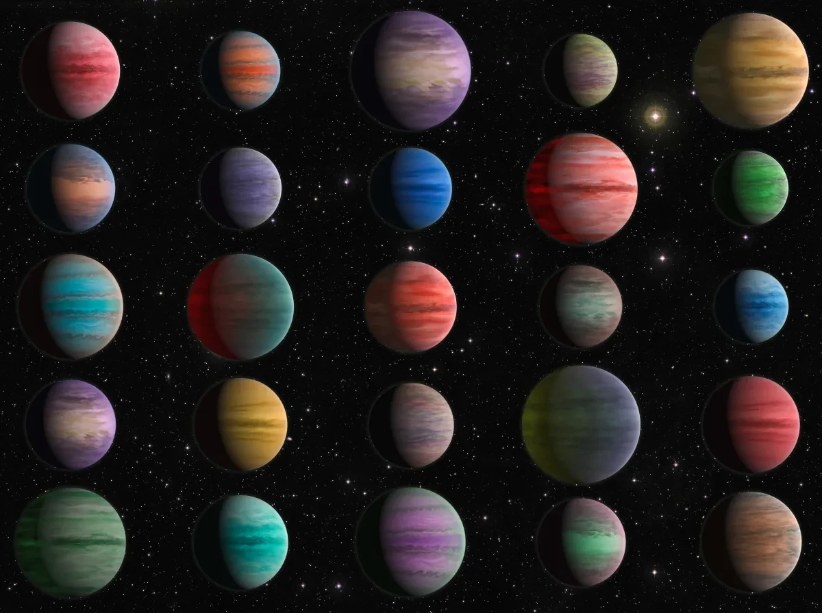 Artist impressions of exoplanets