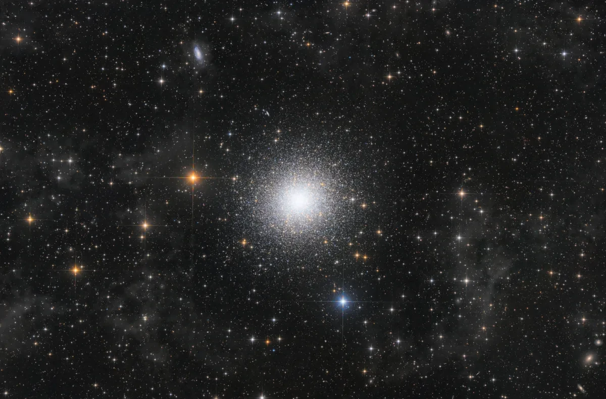 A large star cluster surrounding the Milky Way filled with galaxies