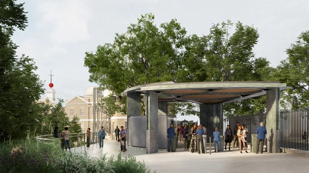 An image for 'New visitor entrance'