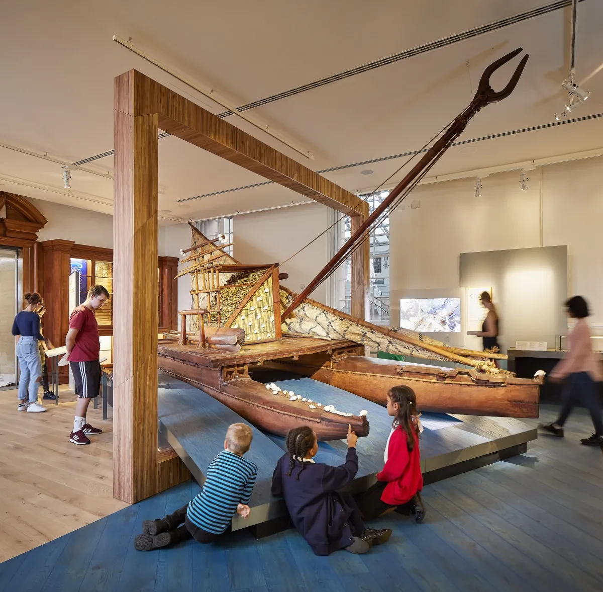 Adi Yet the drua in the Pacific Encounters gallery