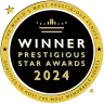 Prestigious Star Awards 2024 - Winner badge 